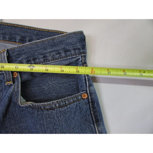 Levis 505 Jeans Mens 31x30 Blue Denim Straight Leg Zip Fly Classic Fit 5-Pocket - Picture 10 of 10